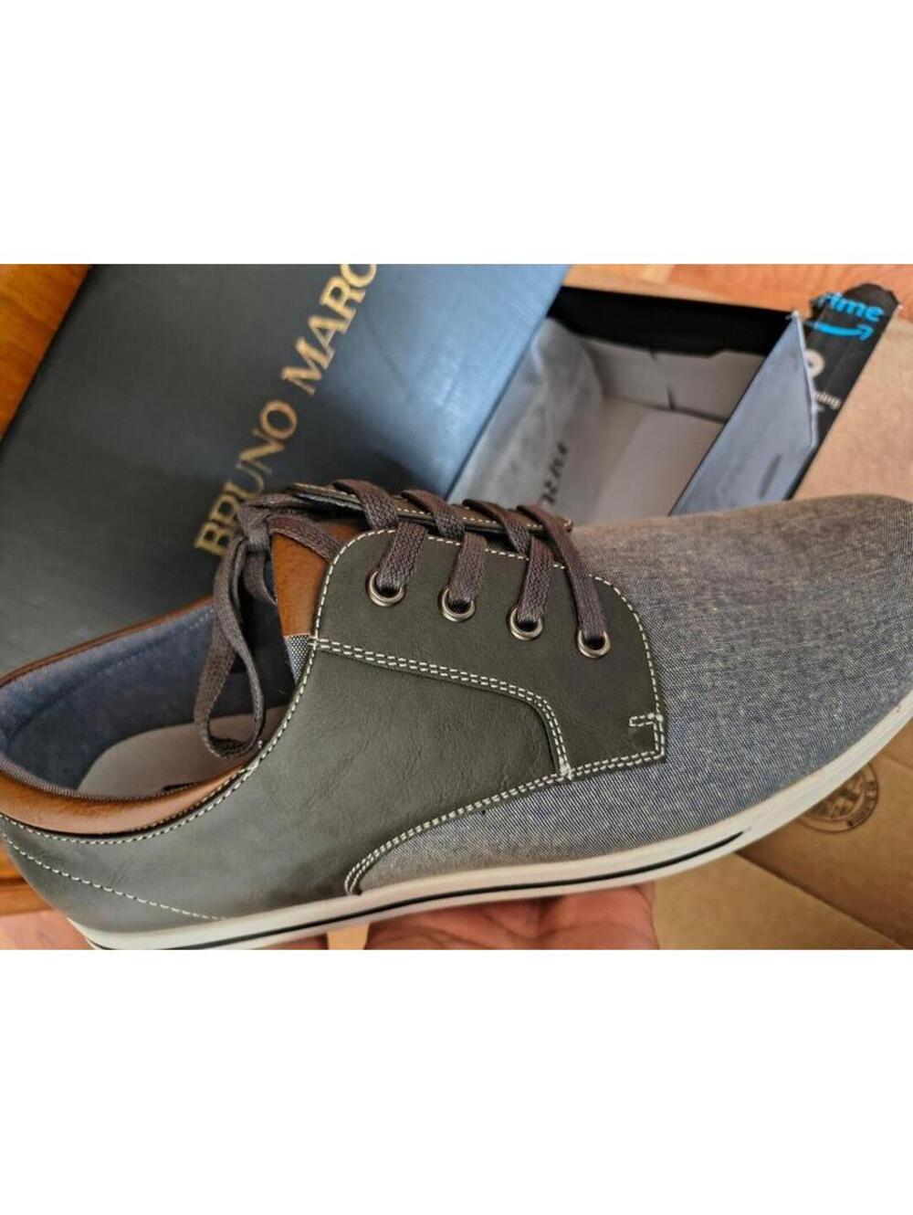 Bruno Marc New York Rivera Blue/Navy Lace Up Casual Size 11